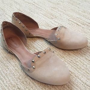 Corso Como nude suede flats